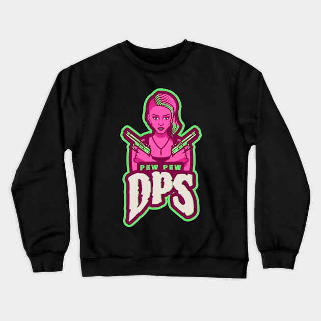 DPS (Pew Pew) Crewneck Sweatshirt by Malficious Designs